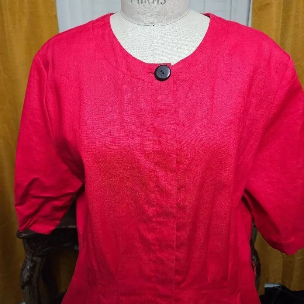 Nordstrom point of view linen dress - Picture 2 of 8